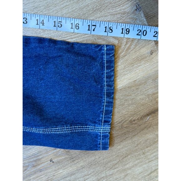 John Deere Unisex Kids Denim Overalls Size 7 - Picture 6 of 7